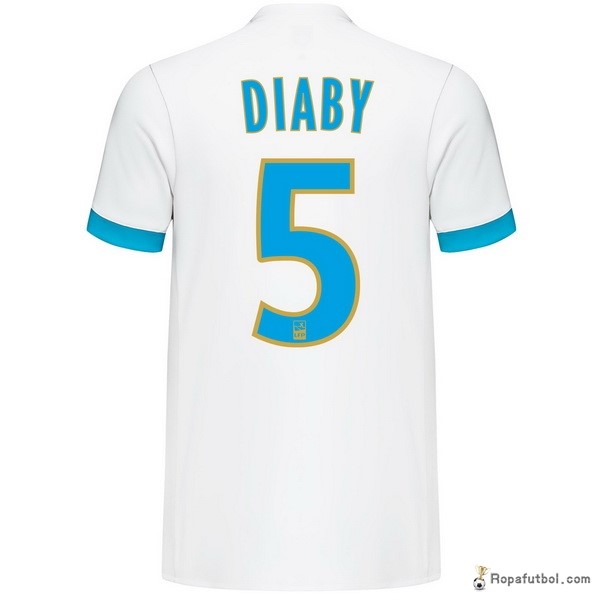 Camiseta Marsella Replica Primera Ropa Diaby 2017/18